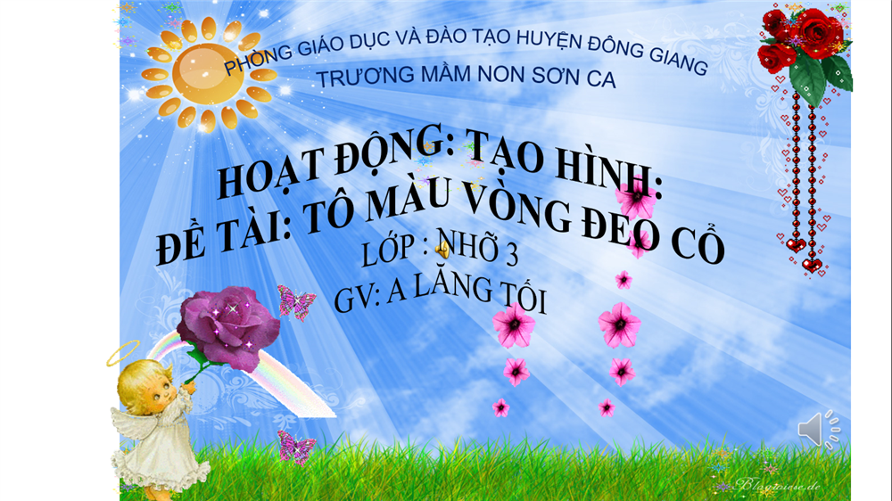 Hoạt động tạo hình  - Lớp MG Nhỡ