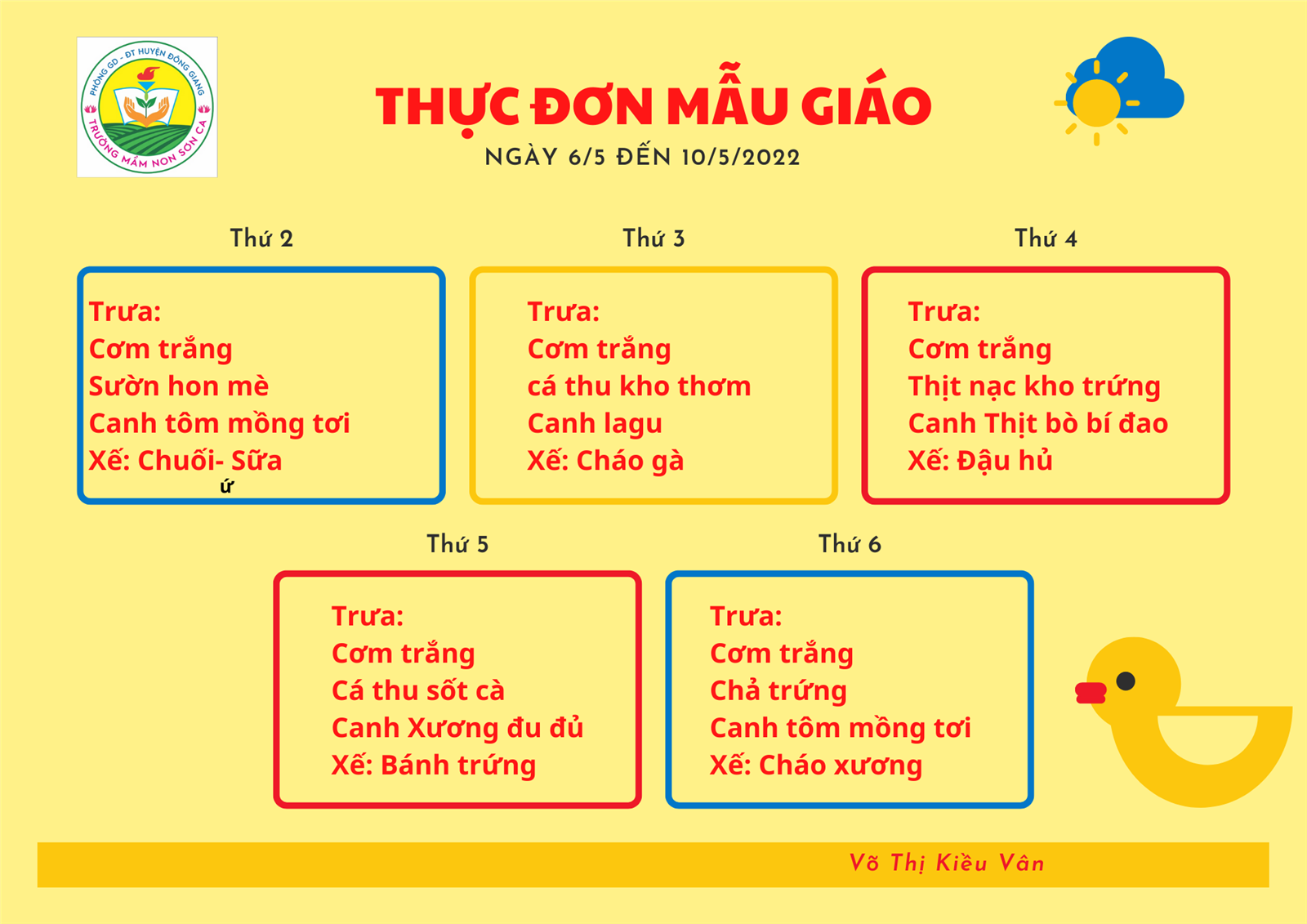 Thực đơn 1/5