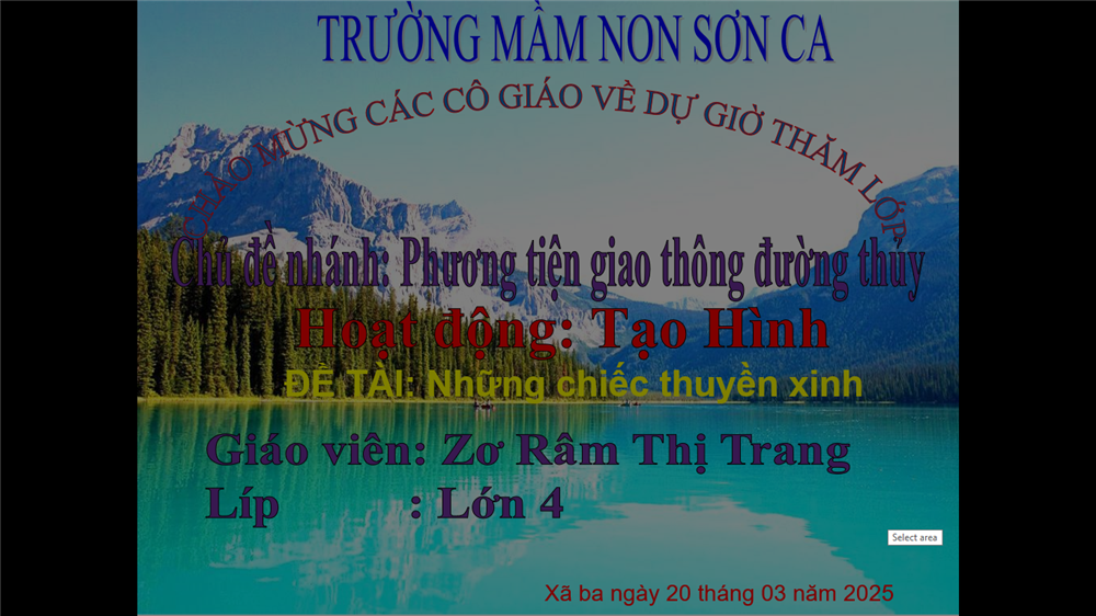 Hoạt động tạo hình  