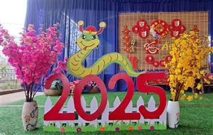 Sắc xuân mầm non Sơn Ca